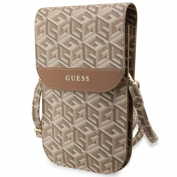 Guess Torebka GUWBHGCFSEW brązowy|brown GCube Stripe