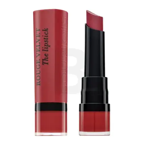 Bourjois Rouge Velvet The Lipstick долгоиграющая помада для губ с матовым эффектом 04 Hip Hip Pink 2,4 г