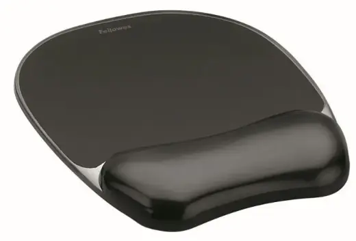 Mouse Pad gel CRYSTAL, black