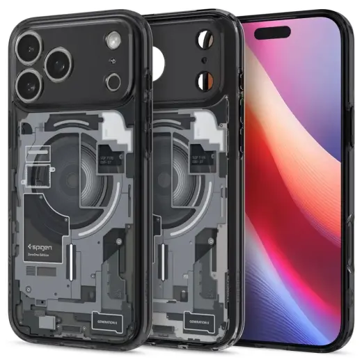 Spigen Ultra Hybrid maciņš ar MagSafe atbalstu telefonam iPhone 17 Pro Max melns