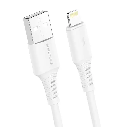 Borofone Cable BX47 Coolway - USB to Lightning - 2,4A 1 metre white