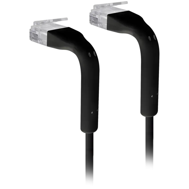 Ubiquiti U-Cable-Patch-2M-RJ45-BK Ultra-thin patch cable with bendable boots designed for installation flexibility