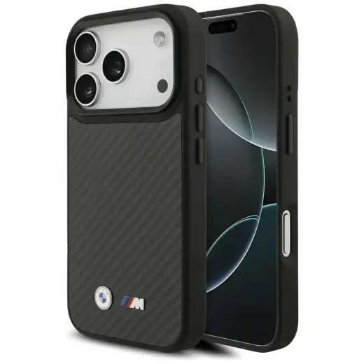 BMW M Kevlar Matt MagSafe Case for iPhone 17 Pro Black