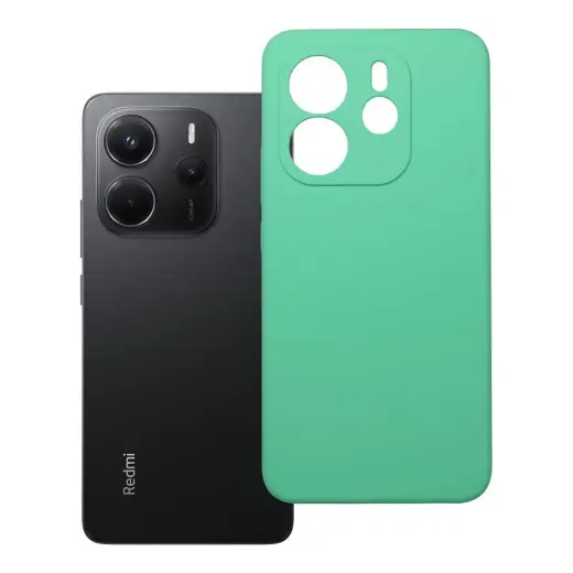 Case SILICONE 2mm for XIAOMI REDMI NOTE 14 4G (GLOBAL - 164,84mm x 78,15mm x 8,16mm) mint