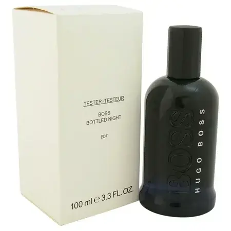 Boss Bottled Night by Hugo Boss Tester for Men Eau De Toilette Spray 3.4 Oz - All