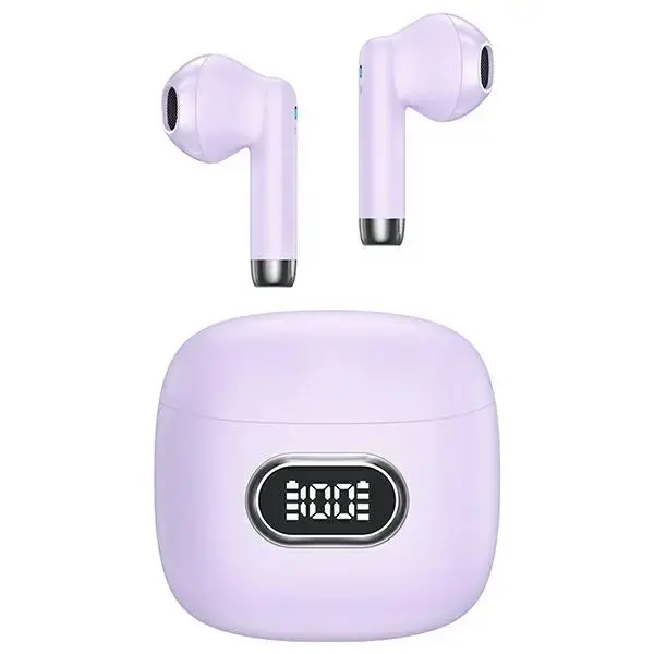 USAMS Słuchawki Bluetooth 5.3 TWS IA II series bezprzewodowe purpurowy|purple BHUIAII03 (USAMS-IAII15)