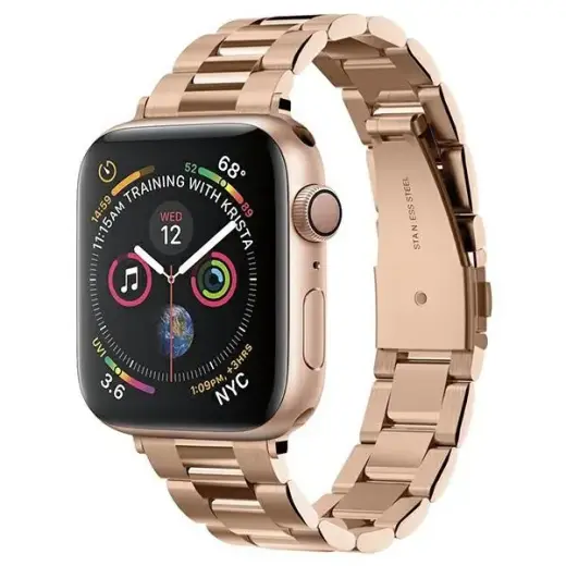 Spigen Modern Fit Band Apple Watch 1|2|3 |4|5|6|7|SE 38|40|41mm różowo-złoty|rose-gold 061MP25944