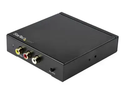 StarTech.com HDMI to RCA Converter Box with Audio - Composite Video Adapter - NTSC|PAL - 1080p (HD2VID2) - video converter - black