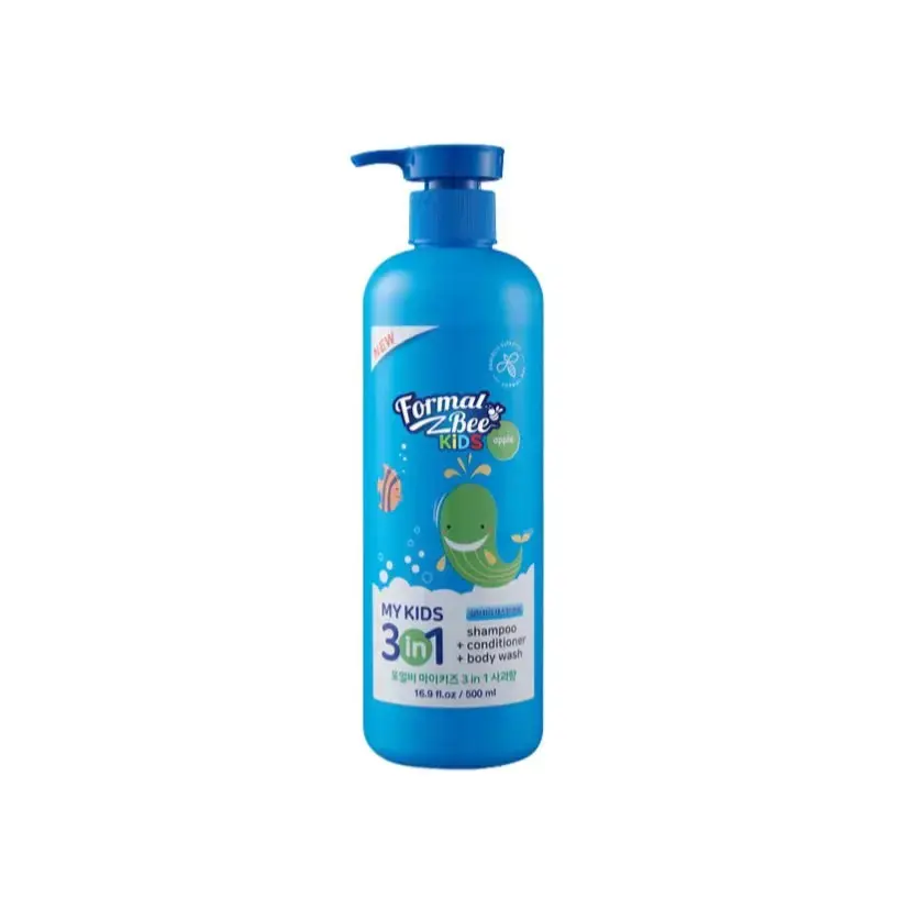 Formal Bee, 3in1 Apple, Hair Shampoo, Conditioner & Shower Gel 3-In-1, 500 ml