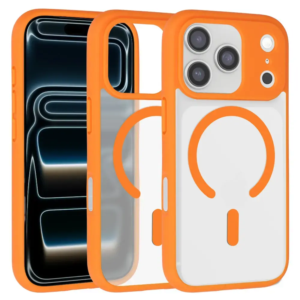 Liavec Soft Case for Iphone 17 Pro Max papaya