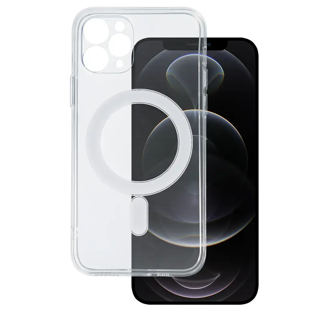TEL PROTECT MagSilicone Case for Iphone 11 Pro Transparent