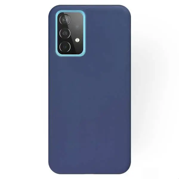Fusion soft matte silicone back case for Samsung A525 Galaxy A52 4G | A526 Galaxy A52 5G blue