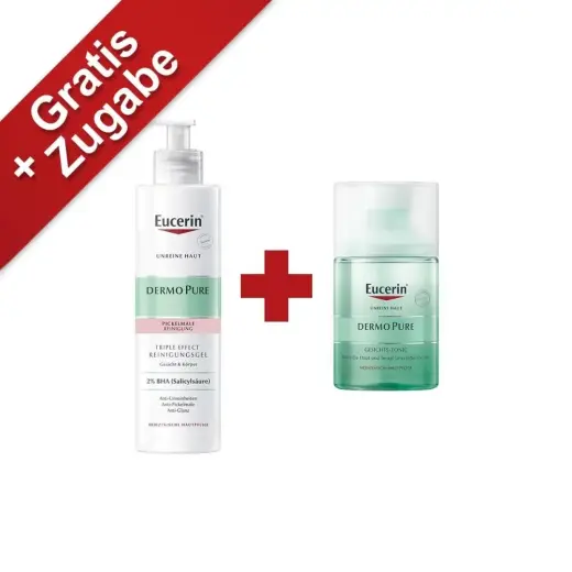 Eucerin DermoPure Exfoliating Cleansing Gel with Triple Effect for Face and Body 400 Ml