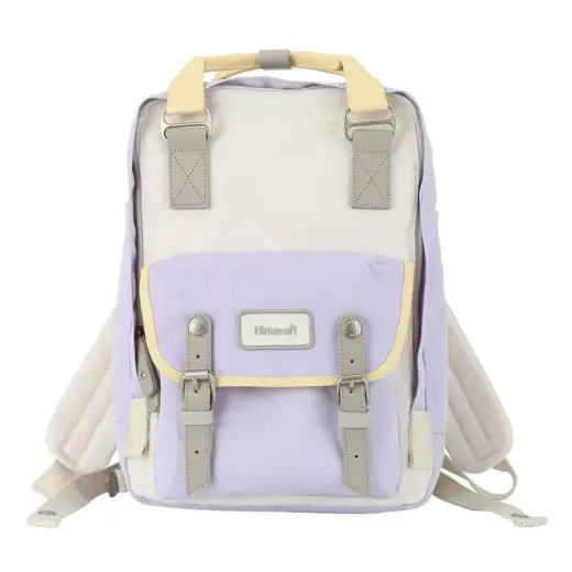 Himawari 194L 14'' laptop backpack (purple and sand)