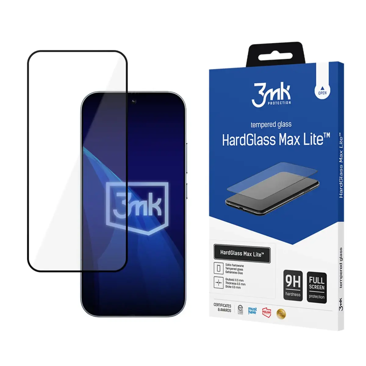 Xiaomi 17/ 17 Pro - 3mk HardGlass Max Lite Black