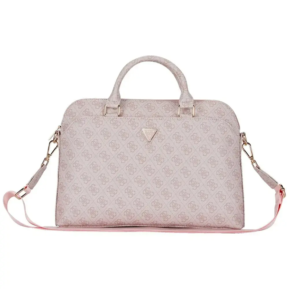 Soma Guess 4G rāvējslēdzēja kabata trīsstūrveida logotips 15" rozā