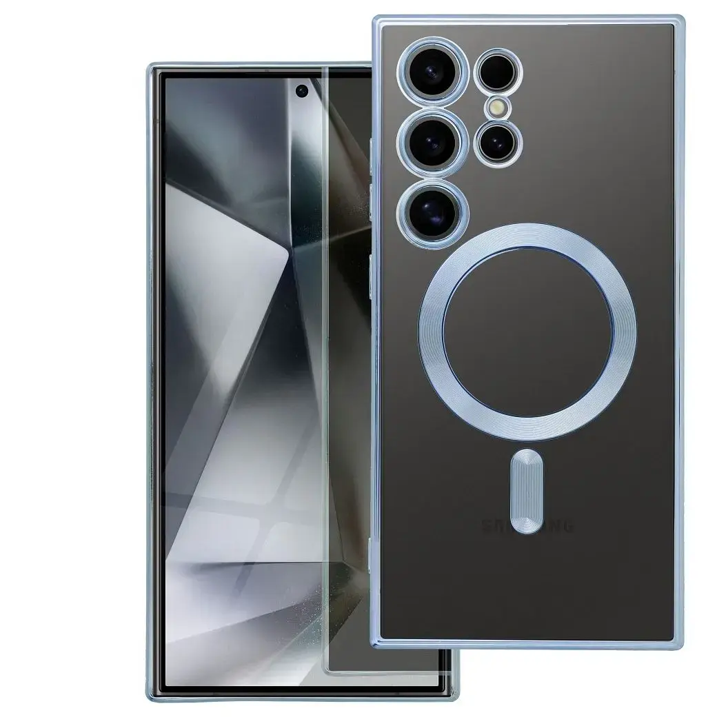 Electro Mag maciņš ar MagSafe atbalstu telefonam Samsung Galaxy A27 5G (A276) zils