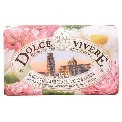 Nesti Dante, Dolce Vivere Pisa, Hydrating & Cleansing & Nourishing, Floral, Scented Soap Bar , Body, 250 g