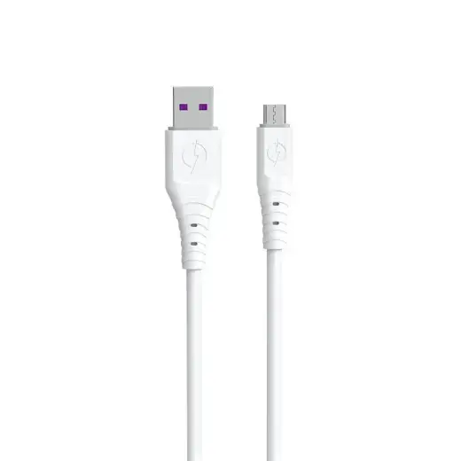 Dudao cable USB - micro USB 6A cable 1 m white (TGL3M)