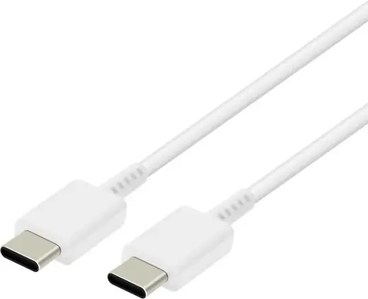 Samsung EP-DA705BWEGWW datu pārraides un uzlādes vads | USB-C uz USB-C | 25W | 1m | balts (OEM)