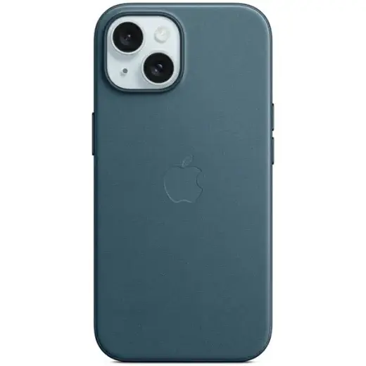 Apple MT4D3ZM/A FineWoven maciņš ar MagSafe atbalstu telefonam iPhone 15 Plus | iPhone 14 Plus zils