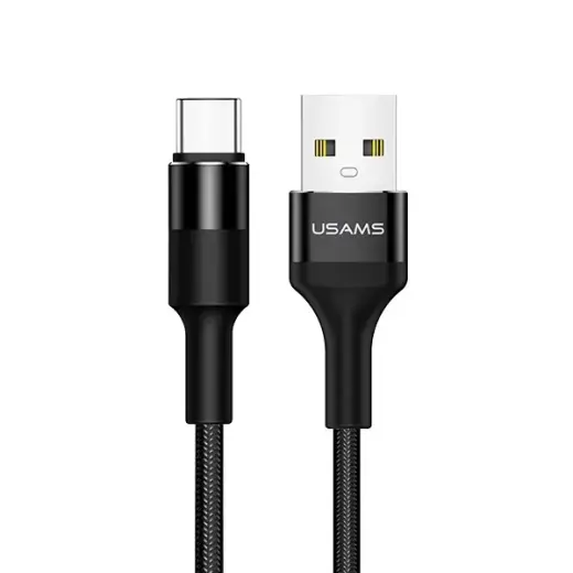 USAMS U5 SJ221TC01 data transfer and charging cable | USB-A to USB-C | 10W | 1.2m | black