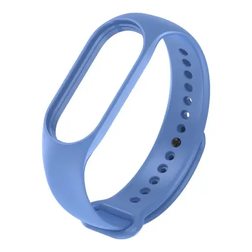 Fusion Accessories Wave viedpulksteņa siksniņa priekš Xiaomi Mi Band 7 | silikons | zila