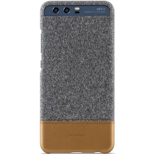 Huawei backcover P10 skóra-filc jasny sz light gray leather|felt 51991894