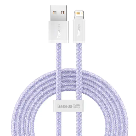 Baseus CALD000505 data transfer and charging cable | USB-A to Lightning | 12W | 2m | purple