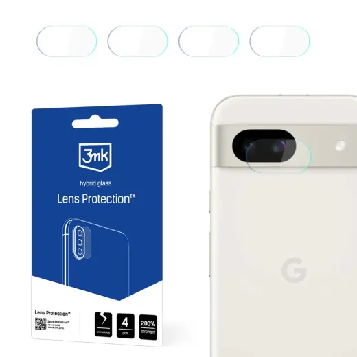 3mk Lens Protectionâ¢ hybrid camera glass for Google Pixel 8A 5G