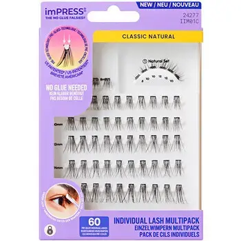 Kiss My Face imPRESS Individual Lash Multipacks 01 - Trsové řasy