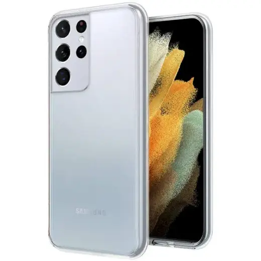 Fusion ultra 1 mm protect silicone case for Samsung G998 Galaxy S21 Ultra transparent