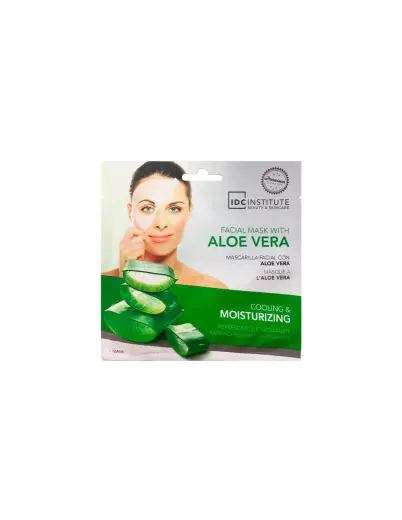 IDC MASCARILLA CON ALOE VERA REFRESCANTE E HIDRATA