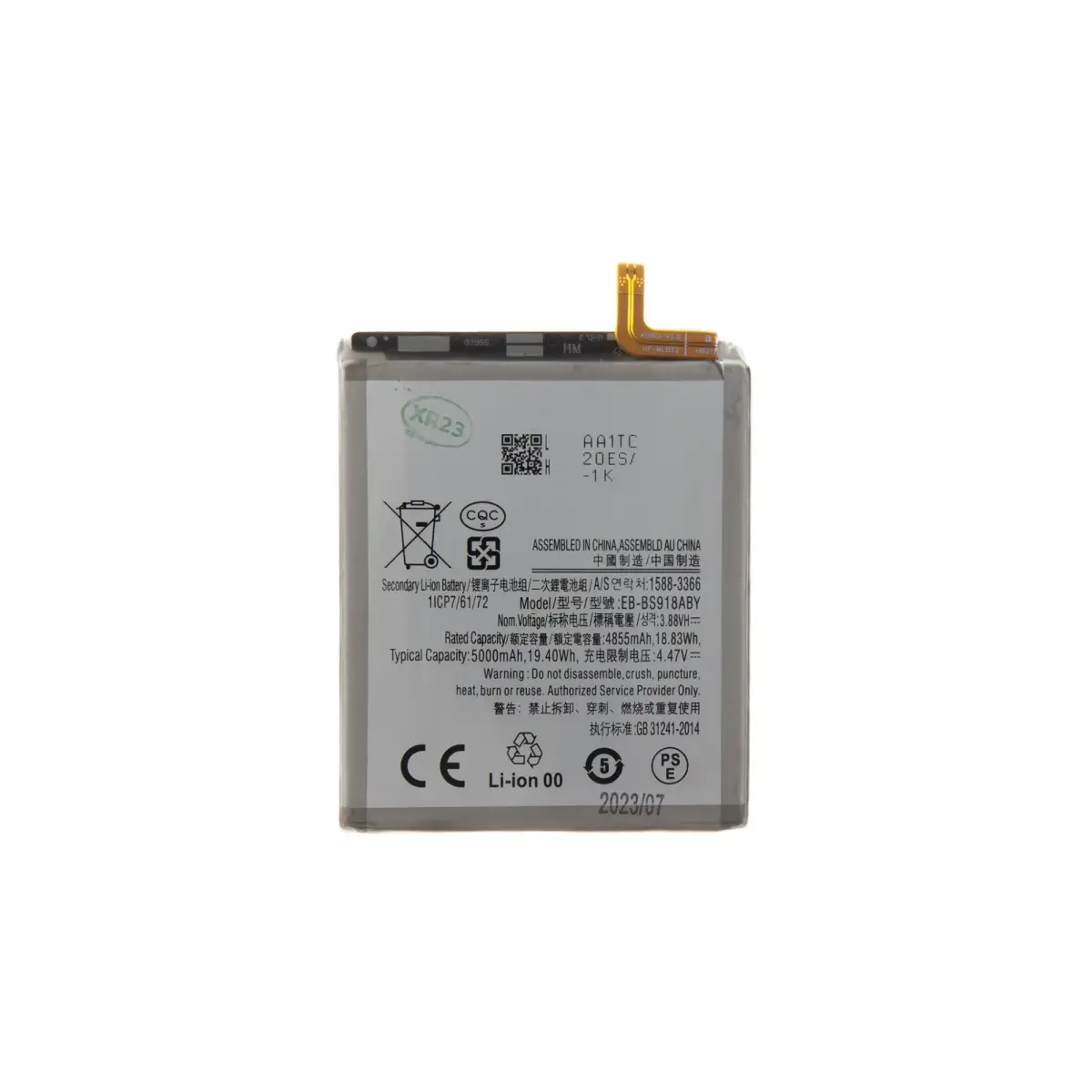SAMSUNG EB-BS918ABY Battery for Li-Ion 5000mAh