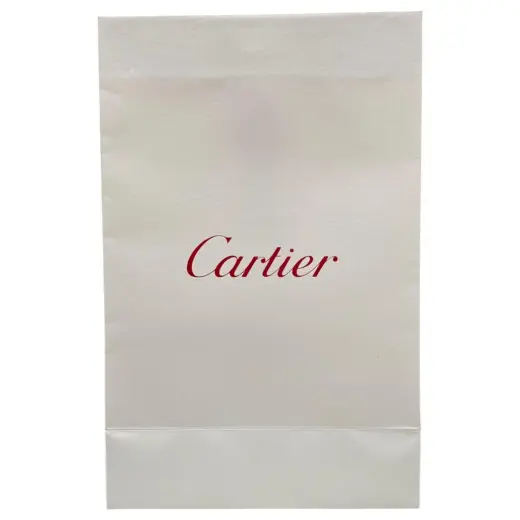 Set, Cartier, Cartier, Shopping, GWP Cardboard Bag, White, 10 pcs