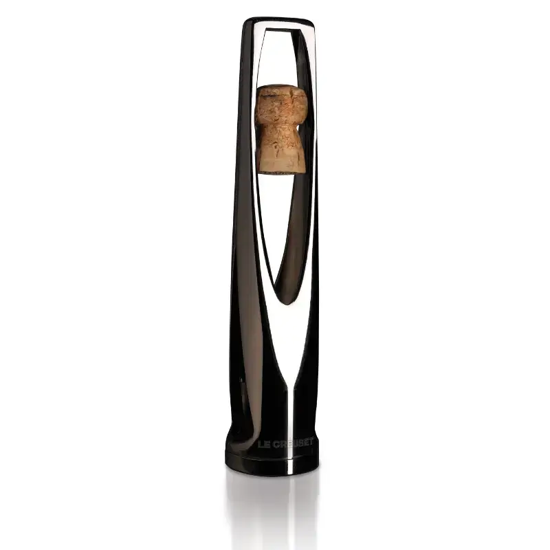 Le Creuset Dzirkstošā vīna korķa ķērājs SW-105 Champagne Cork Catcher 23х5cm melns niķelis
