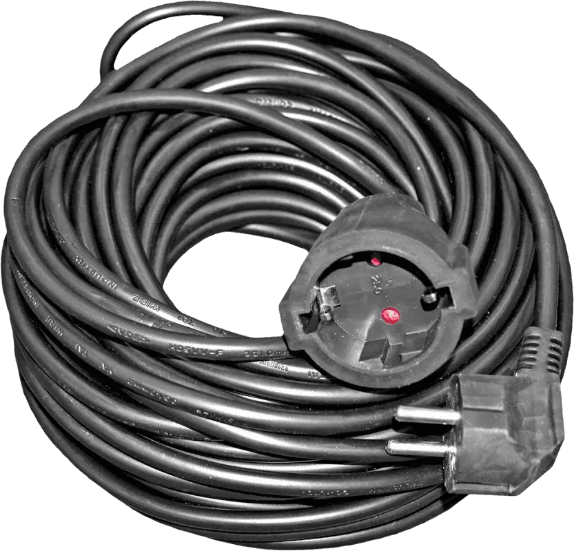 Pagarinātājvads 10m a/z 3Gx1.0mm melns