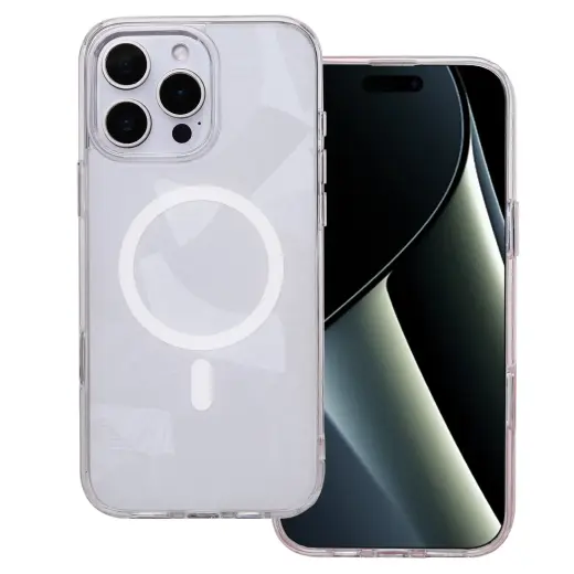Flash Mag phone case with MagSafe support for iPhone 16 Pro Max gray