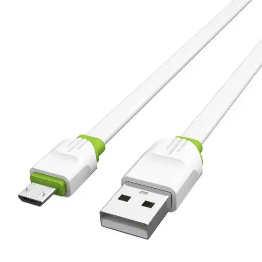 LDNIO LS34 data transfer and charging cable | USB-A to Micro USB | 12W | 1m | white