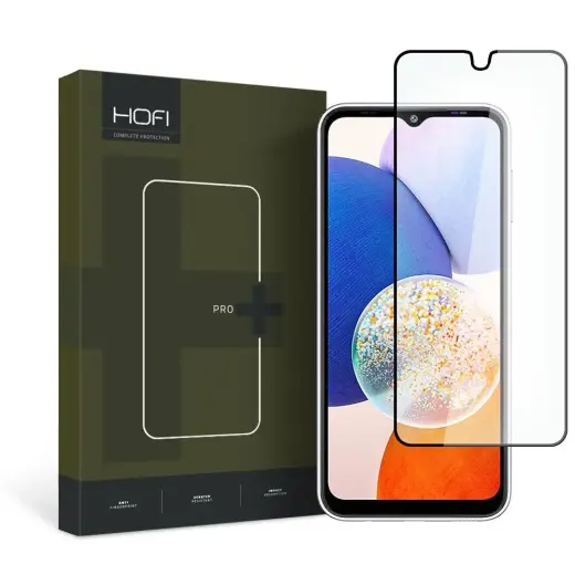 RŪDĪTS STIKLS HOFI GLASS PRO+ GALAXY A14 4G | 5G MELNS
