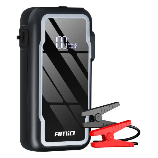 Portable 3in1 Jump Starter/LED/Powerbank 12V 12Ah 1600A AMIO-04678