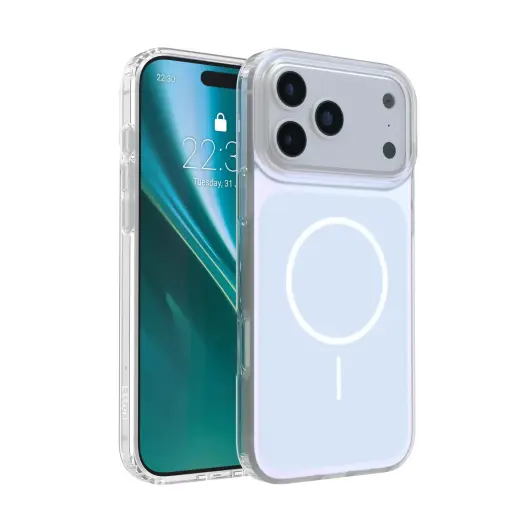 Etteri Hidden Pearl Epoxy Mag maciņš telefonam iPhone 17 Pro Max zils
