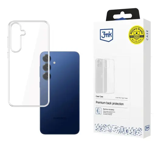 3mk Clear Case for Samsung Galaxy S25 FE - transparent