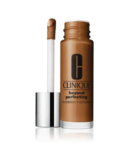 Clinique, Beyond Perfecting, Paraben-Free, Matte Finish, Liquid Foundation & Concealer 2-In-1, 28, Clove, 30 ml
