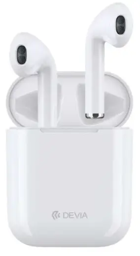 Devia TWS Airpods Bluetooth 5.0 Stereo Headset with Microphone (MMEF2ZM|A) Analogue White
