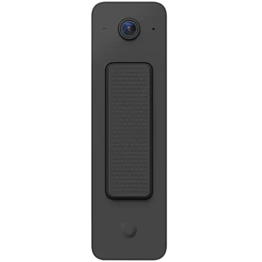 Ubiquiti Doorbell Lite - Compact PoE video doorbell with two-way audio and versatile mounting options, black.