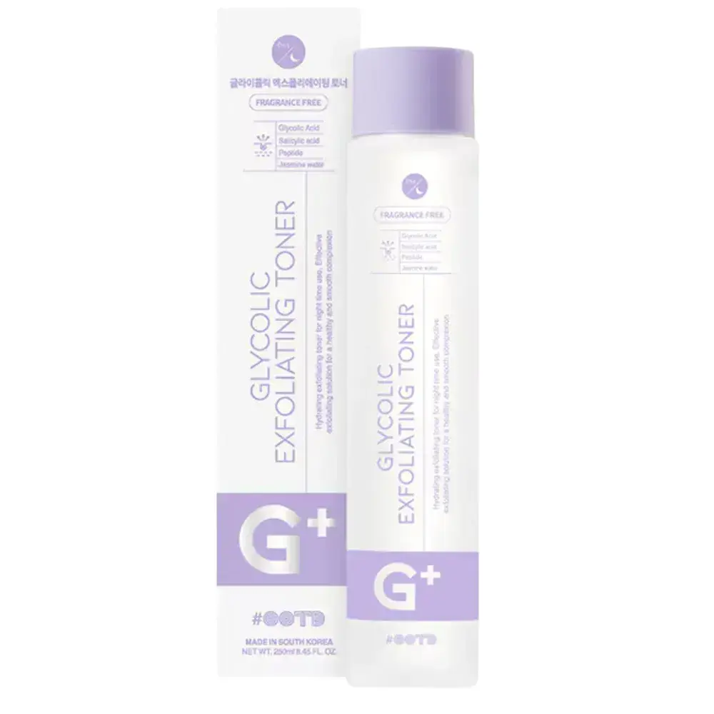 #OOTD, G+, Exfoliating, Cleansing Toner, 250 ml