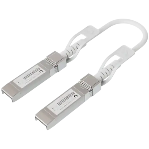 Ubiquiti UACC-Uplink-SFP28-0.15M Direct attach cable with auto link optimization for seamless 1G SFP, 10G SFP+, and 25G SFP28 interconnects between UniFi devices, Supported data rates: 25 / 10 / 1 Gbps