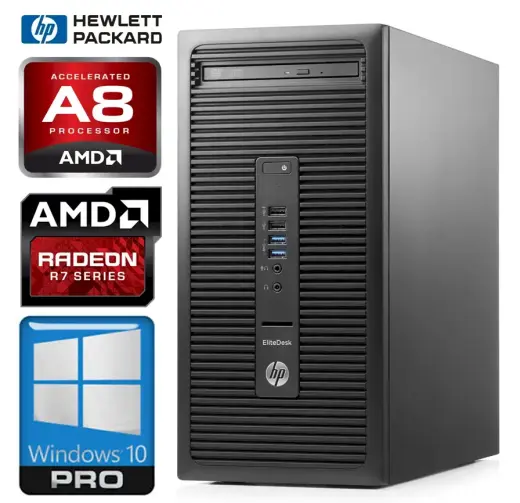 HP 705 G2 MT A8-8650B 4GB 240SSD+1TB DVDRW WIN10Pro [refurbished]