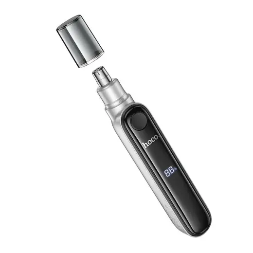 Nose hair trimmer Hoco with display HP33 silver